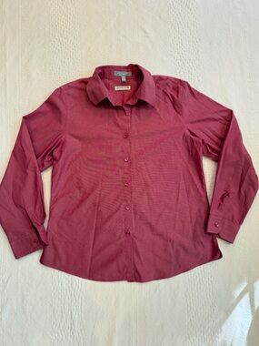 Pendleton Blouse Non-Iron Shape Fit Button Up Shirt Women’s 12